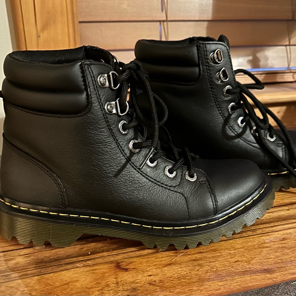 Dr. Martens Mid Top Lace up Leather Boots